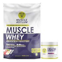 Muscle Whey Protein Bag 1kg with Creatine Fruit Punch 100g