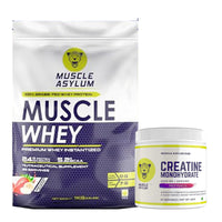 Muscle Whey Protein Bag 1kg + Creatine Fruit Punch 250G
