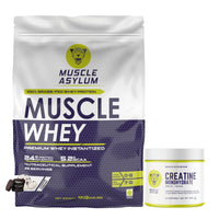Muscle Whey Protein Bag 1kg + Creatine Unflavored 100g
