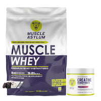 Muscle Whey Protein Bag 1kg with Creatine Fruit Punch 100g