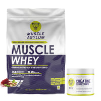 Muscle Whey Protein Bag 1kg + Creatine Unflavored 100g