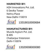 Muscle Asylum- Muscle Whey 100% Whey Protein - 24g Protein, 5.29g BCAA - Kulfi (29 Servings) - 1 Kg (2.2Lbs) & Muscle Asylum Pre-Workout - 30 Servings, 180gm (Fruit Punch)
