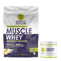 Muscle Whey Protein Bag 1kg + Creatine Unflavored 100g