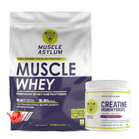 Muscle Whey Protein Bag 1kg + Creatine Fruit Punch 250G