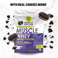Muscle Asylum Premium Whey Protein 1kg l 24g Protein/Serving For Muscle Building & Recovery, 25 Servings