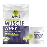 Muscle Whey Protein Box 1Kg & Creatine Unflavored 250g