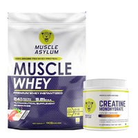 Muscle Whey Protein Bag 1kg + Creatine Orange 250G