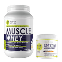 Muscle Whey Protein 1kg and Creatine Orange 250g