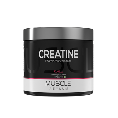 Muscle Asylum Creatine Monohydrate Powder – Pharmaceutical Grade Micronized Creatine for Strength, Performance & Muscle Recovery | 100g | 25 Servings