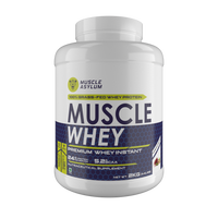 Muscle Asylum- Muscle Whey 100% Whey Protein - 24g Protein, 5.2g BCAA - (50 Servings), 2 Kg (4.4Lbs))