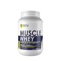 Muscle Asylum- Muscle Whey Protein - 24g Protein, 5.2g BCAA (1 Kg (2.2Lbs))
