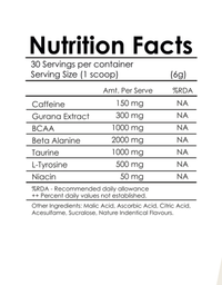 Muscle Asylum Pre-Workout 180g