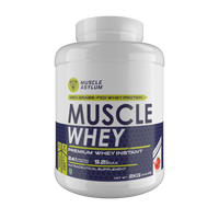 Muscle Asylum- Muscle Whey 100% Whey Protein - 24g Protein, 5.2g BCAA - (50 Servings), 2 Kg (4.4Lbs))