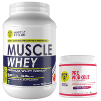 Muscle Whey Protein 1 kg + Pre-workout Fruit Punch 180g