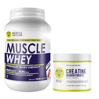 Muscle Whey Protein and Creatine Raw 100g
