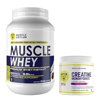 Muscle Whey Protein 1kg and Creatine Fruit Punch 250g