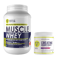 Muscle Whey Protein 1kg and Creatine Fruit Punch 250g